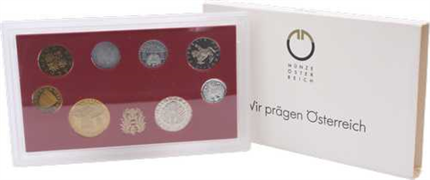 Österreich-36,67Schilling-1990-PP-KMS-Etui