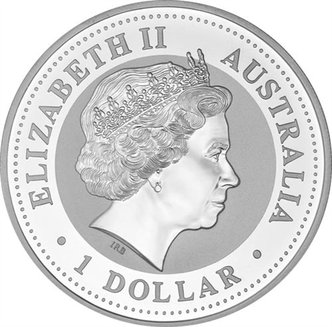 Australien-1-Unze-Silber-2001---1-Dollar-Kookaburra-RS