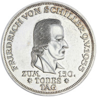 Deutschland 5 DM 1955 Gedenkmünze Schiller 1955 in vorzüglich