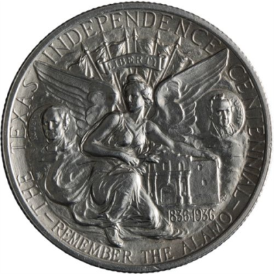 USA-HalfDollar-50centsilber-1934-1938vz-Texas-RS