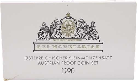 Österreich-36,67Schilling-1990-PP-KMS-Etui