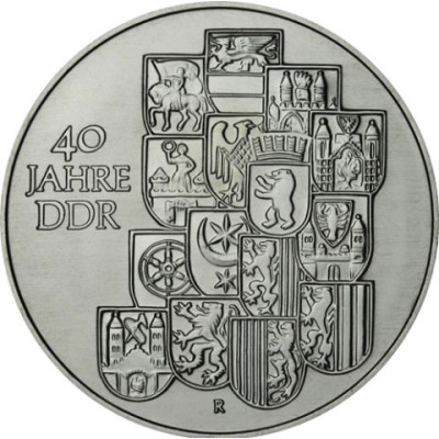 J.1630  DDR 10 Mark 1989 bfr 40 Jahre DDR Sonderpreis