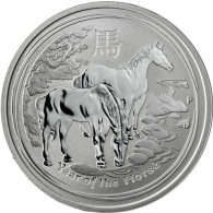 Australien-50Cent-2014-LunarII-Pferd-RS