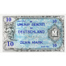 Banknote 10 Mark 1944  Alliierten Militärbehörde