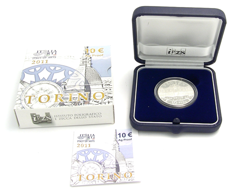 Italien 10 Euro 2011 Torino I