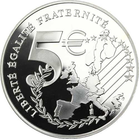 Frankreich 5 Euro 2002 PP Säerin - BiColor I