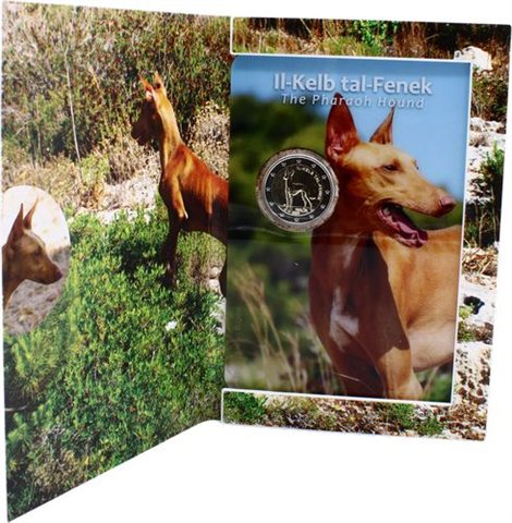Malta-2 Euro-2026-Stgl-Pharaonenhund-Coincard
