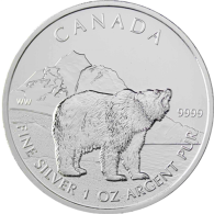 Kanada 5 Dollar 2011 stgl. Grizzly-I