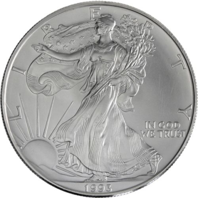 USA-1 Dollar-1993-AGstgl-Silver Eagle-RS