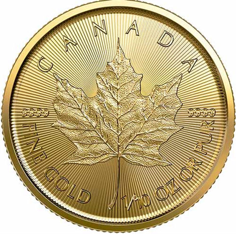 Kanada-5Dollar-2023-1-10-Unze-Gold-Maple-Leaf-RS