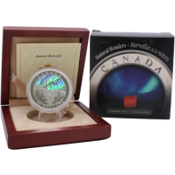 Kanada-20 Dollar-2004-AGpp-Aurora Borealis-Holo-Etui