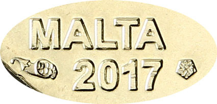 2 Euro Sondermünzen Malta Hagar Qim mit Füllhorn 