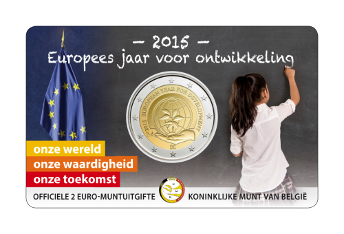 Belgien 2 Euro 2015 Europäisches Jahr der Entwicklung