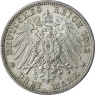 Kaiserreich-3-Mark-1908-1914-Stadtwappen-Lübeck-J.82-II