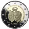 Luxemburg 6 x 2 Euro 2013 bis 2015 PP Nationalhymne bis Europaflagge im Etui