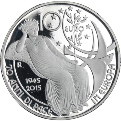 Italien-10 Euro-2015-AGpp-Peace in Europe-RS