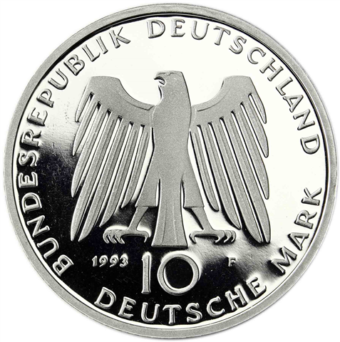 Deutschland 10 DM Silber 1993 PP 1000 Jahre Potzdam I