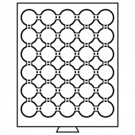 315873 - Münzbox 30 Fächer für CAPS 32 - rauchfarbe