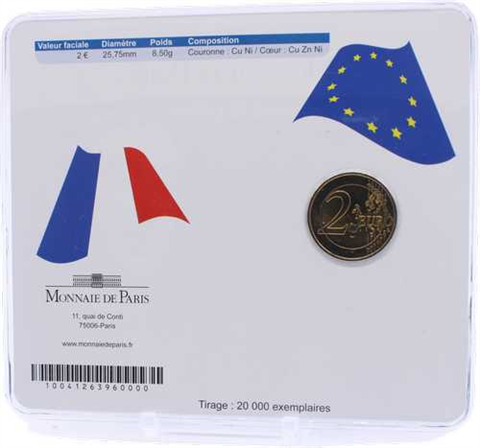 Frankreich-2 Euro-2010-Charles de Gaulle-Coincard-RS