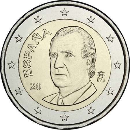 Spanien 2 Euro 2012 bfr. König Juan Carlos I.