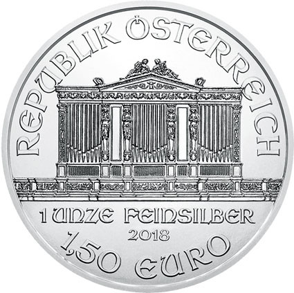 Österreich 1 oz Silber 2018 Wiener Philharmoniker