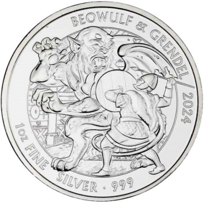 Großbritannien-2Pfund-2024-AGstgl-Beowulf&Grendel-RS
