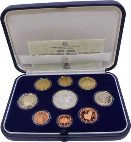 Italien-8,88 Euro-2008-PP-KMS-Etui