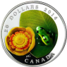 Kanada 20 Dollars 2014 PP Murana Glasfrosch auf Wasser Lilie I