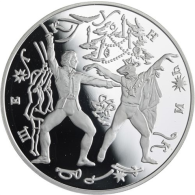 Russland-3 Rubel-1996-AGpp-Nussknacker Duell Mäusekönig-Y483-RS