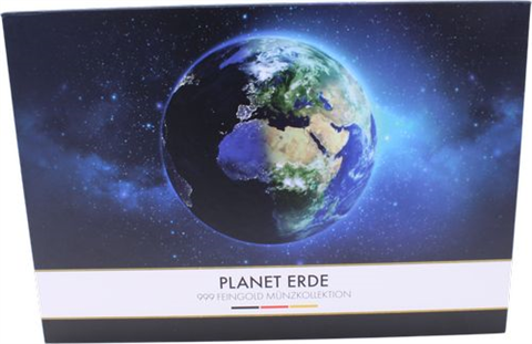 Tschad-6x5000 Francs-2020-AU-Planet Erde-Etui