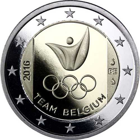 Belgien-2Euro-2016-PP-Olympische Spiele-RS