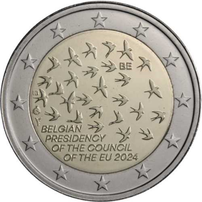 Belgien-2Euro-2024-bfr-EU-Ratspräsidenschaft-RS