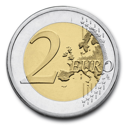 2 Euro Münzen Europa Flagge Portugal