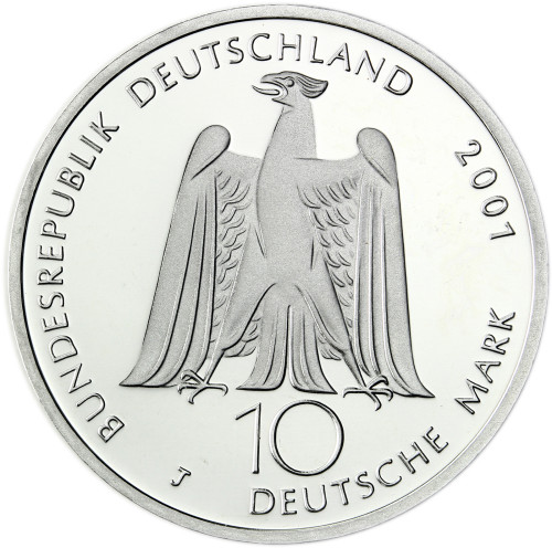 Deutschland 10 DM Silber 2001 Stgl. Albert Gustav Lortzing