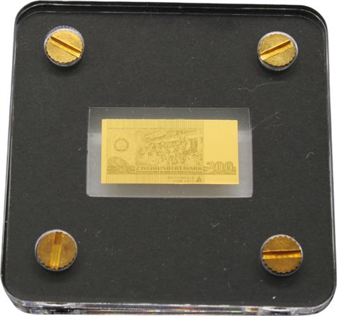 goldtafeln14x1500ozGold-DDRBanknoten-Album 