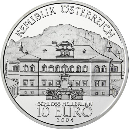 Österreich 10 Euro 2004 PP Schloß Hellbrunn 