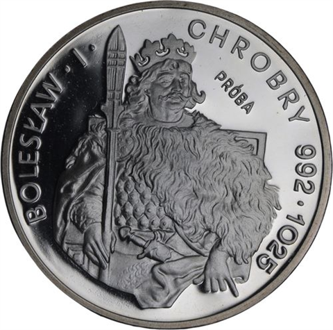 Polen-200 Zloty-1980-AGpp-Probe-Boleslaus I-RS