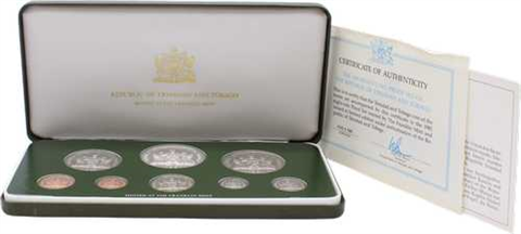 TrinidadTobago-16,91 Dollar-1981-PP-KMS-Etui