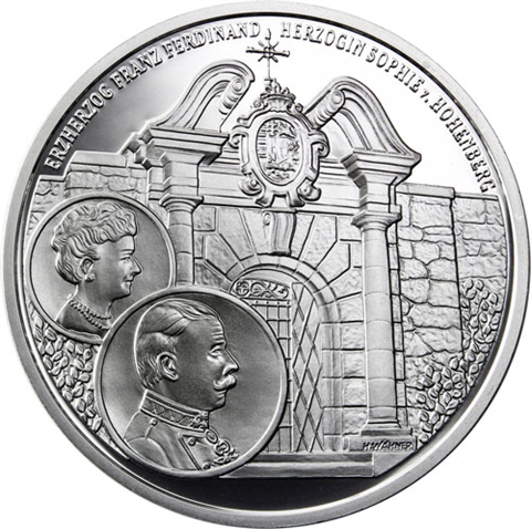 Österreich-10-Euro-2004-Silber-PP-Artstetten-Etui