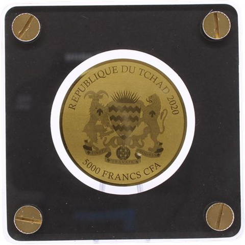 Tschad-6x5000 Francs-2020-AU-Planet Erde-Etui