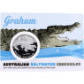 Australien-1 Dollar-2014-AGstgl-Graham Krokodil-Coincard-RS
