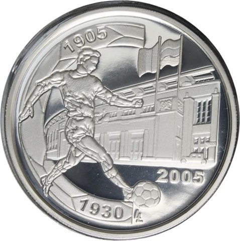 Belgien-10 Euro-2005-AGpp-Fussball-Folder