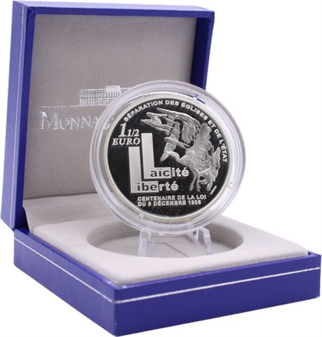 Frankreich-1,5Euro-2005-AGpp-Liberté-RS