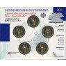 Deutschland 5 x 2 Euro 2006 Stgl.  Holstentor im Folder der VfS