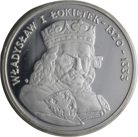 Polen-500Zloty-1986-AGpp-Lokietek-Numisbrief-RS