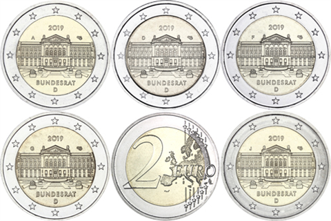 Deutschland-2-Euro-2019-Bundesrat-ADFGJ