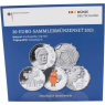 Deutschland-5x20 Euro-2021-AGpp-Komplett Set-Folder