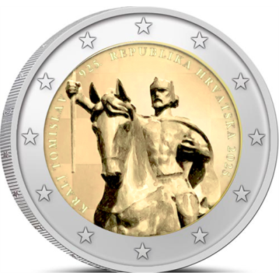Kroatien-2Euro-2025-bfr-1000Jahre-Königreich-RS