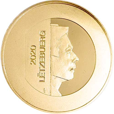 Luxemburg-250-Euro-2020-Geburt-von-Charles-I