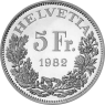 Schweiz-5Franken-1982-CuNi-PP-Gotthardbahn-vs